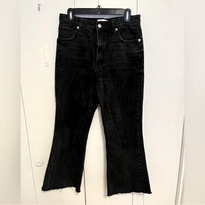 Zara Jeans Womens Sz 6 Black High Rise